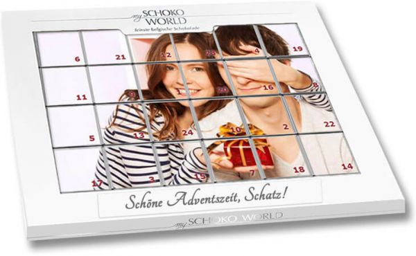 Adventskalender mit Foto