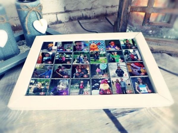 Adventskalender mit Foto